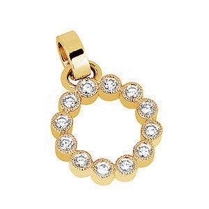 Sandberg Suvituuli - keltakultainen timanttiriipus M-422-K - Puustjärven Kello & Kulta