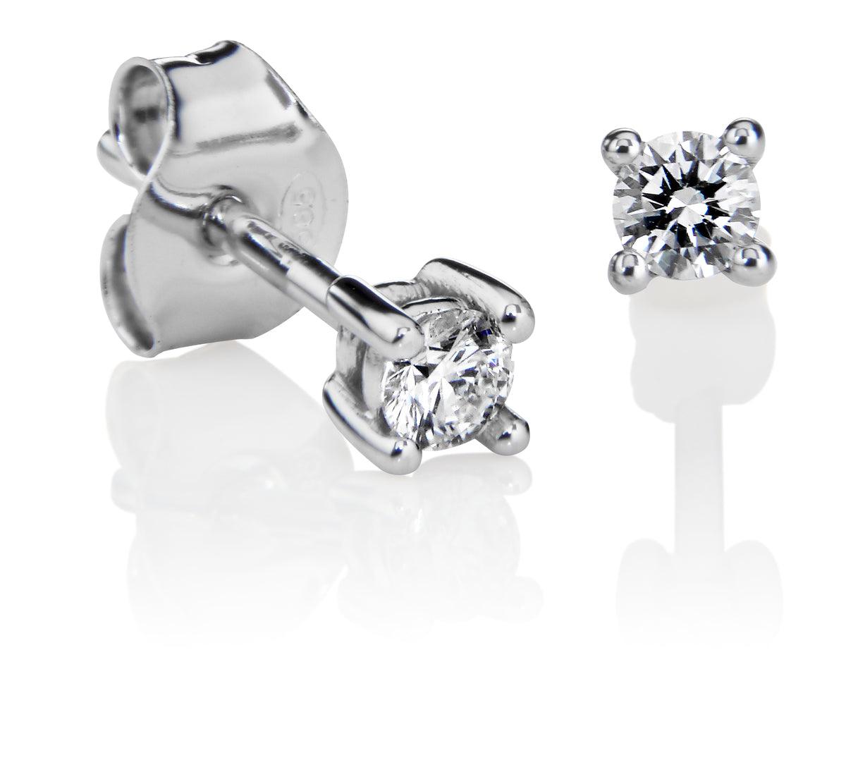 Kohinoor Margit - timanttikorvakorut - Puustjärven Kello & Kulta