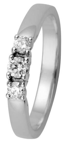 Margit timanttisormus 0,10ct + 2x0,06ct - Puustjärven Kello & Kulta