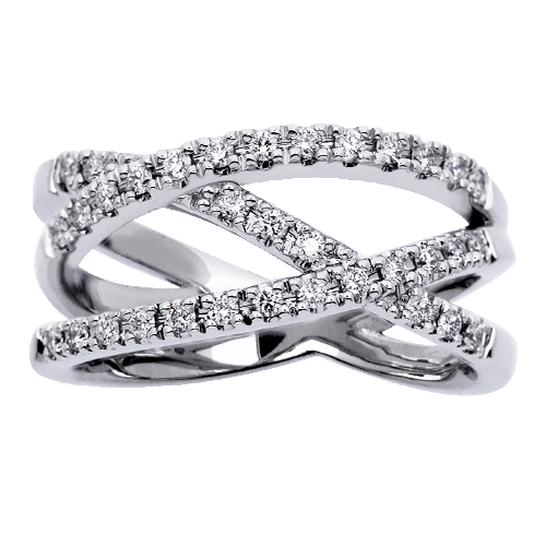 Festive Vintage Maxine timanttisormus 14-534-034-W valkokulta - Puustjärven Kello & Kulta