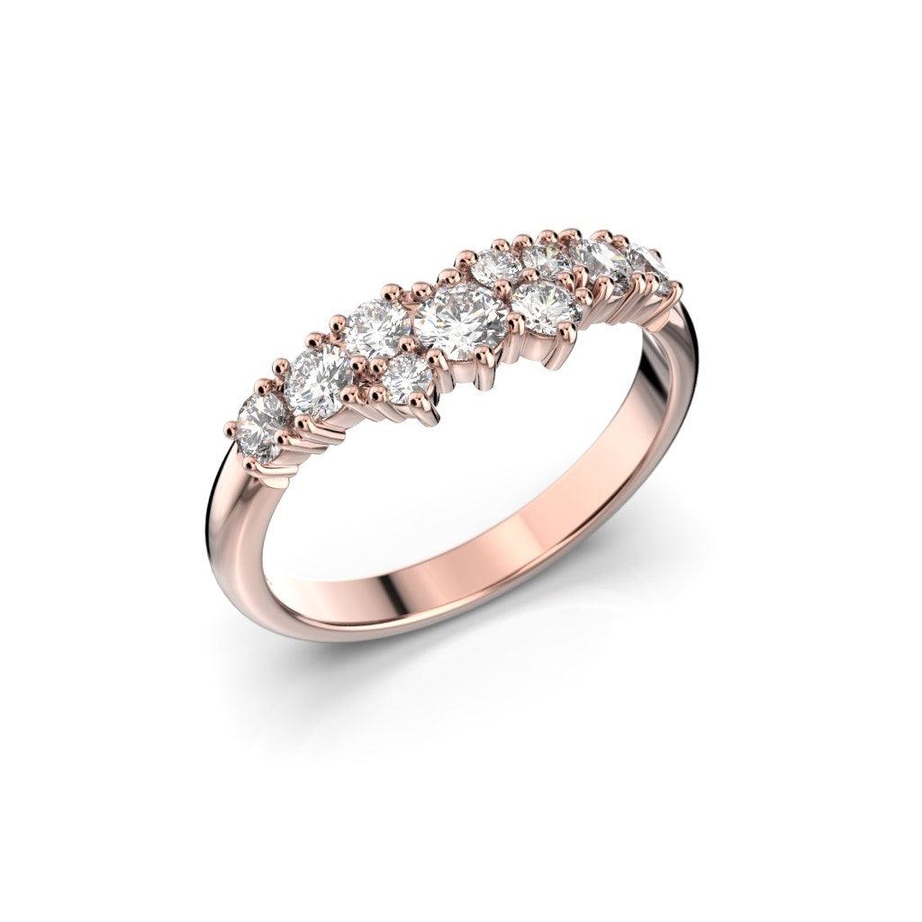 Nadja Medium timanttisormus 14K punakultaa 14-668-050-PK - Puustjärven Kello & Kulta