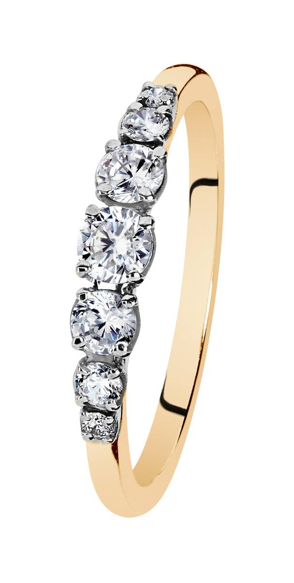 Kohinoor Noemi 0,38ct timanttisormus keltakultaa 033-475-38 - Puustjärven Kello & Kulta