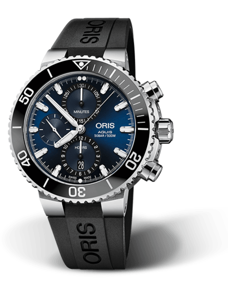 Oris Aquis Chronograph 45,5mm miesten rannekello - Puustjärven Kello & Kulta