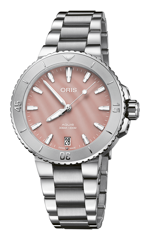 Oris Aquis Date - naisten rannekello 01-733-7770-4158-1 - Puustjärven Kello & Kulta