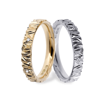 Festive Rautapuu timanttisormus 14-519-006-W valkokulta - Puustjärven Kello & Kulta