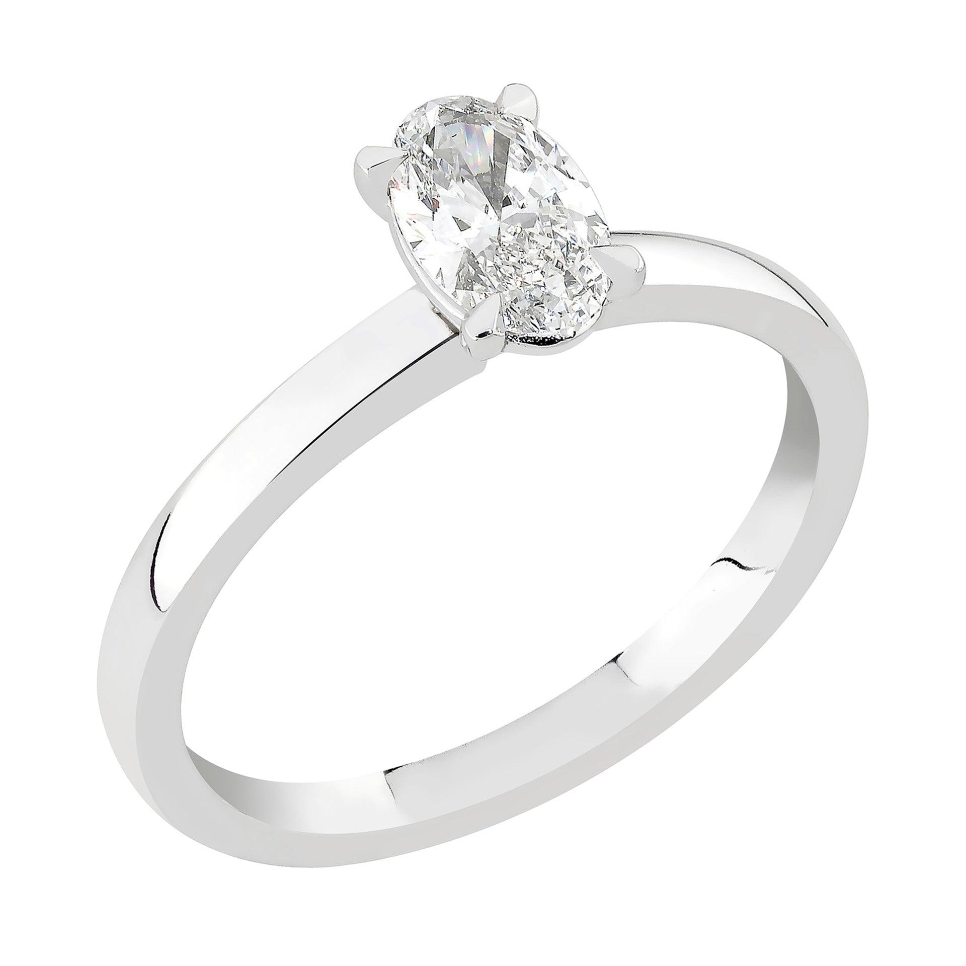 Sandberg Kastepisara - valkokultainen timanttisormus V-443-W-150 - Puustjärven Kello & Kulta