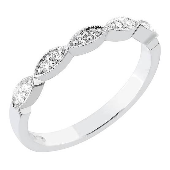 Sandberg M-115-W Suvituuli 0,11ct timanttisormus - Puustjärven Kello & Kulta