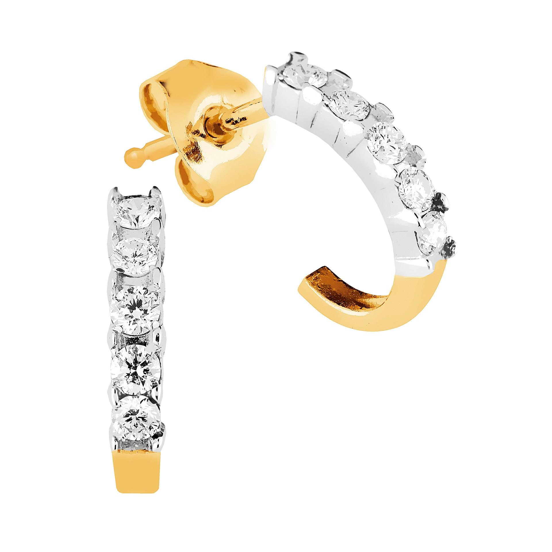 Sandberg Tähtisumu - timanttikorvakorut T-103 - Puustjärven Kello & Kulta