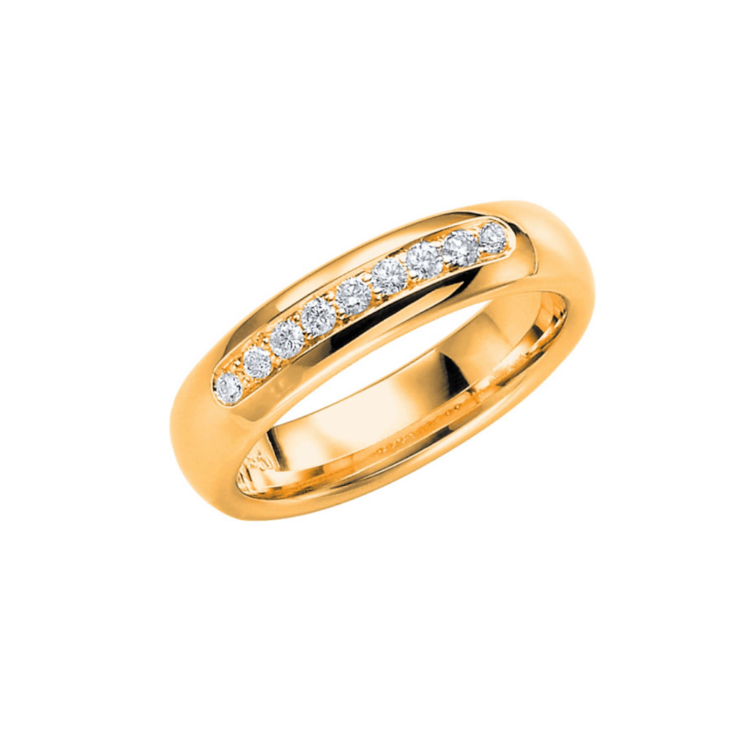 Schalins Mountain - keltakultainen timanttisormus everest-kk-150 - Puustjärven Kello & Kulta