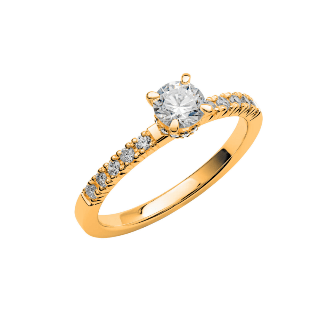 Schalins I'm In Love - keltakultainen timanttisormus love14-kk-150 - Puustjärven Kello & Kulta