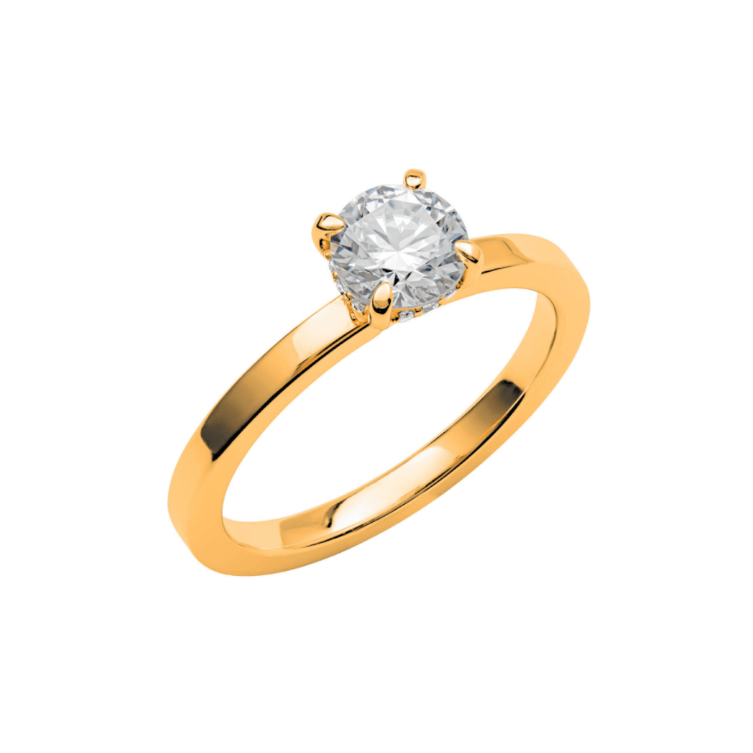 Schalins I'm In Love - keltakultainen timanttisormus love17-kk-150 - Puustjärven Kello & Kulta