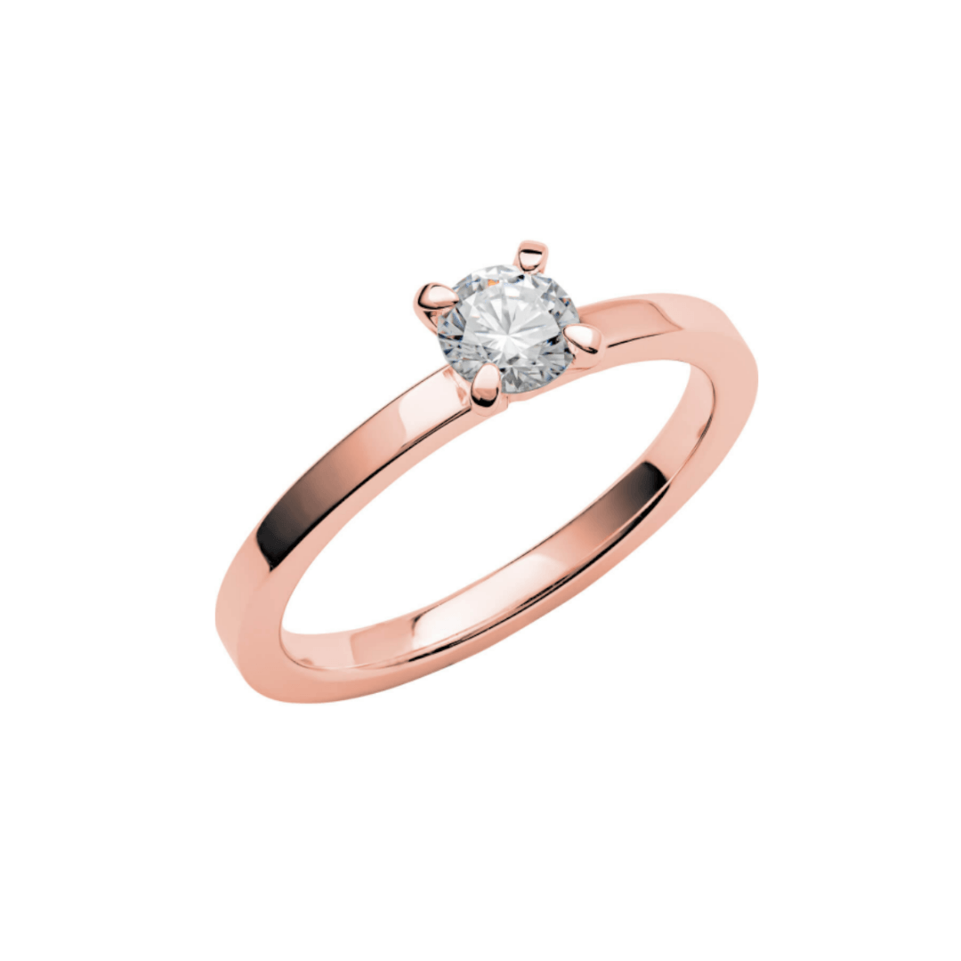 Schalins I'm In Love - punakultainen timanttisormus love10-pk-150 - Puustjärven Kello & Kulta