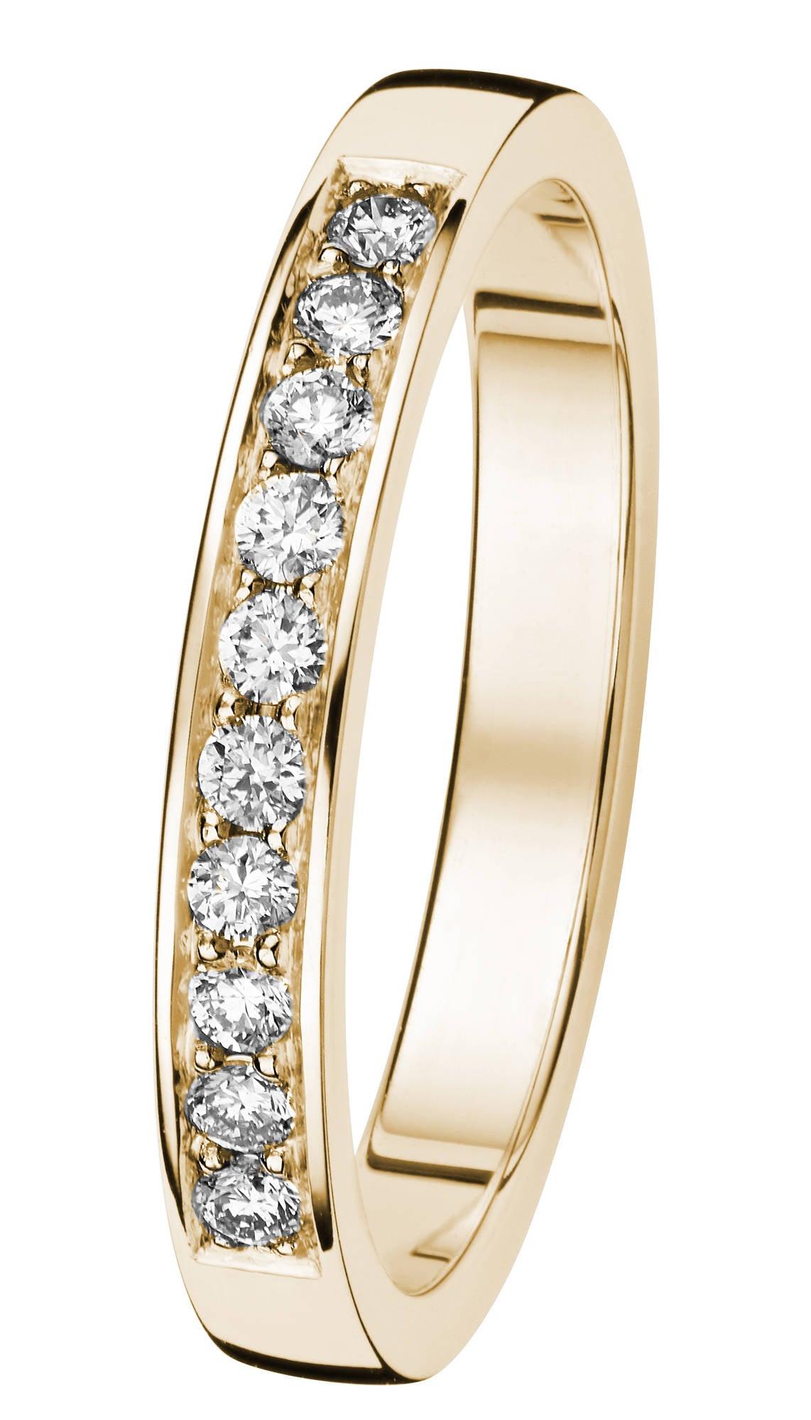 Stella 10x0,03ct sormus W/Si kulta - Puustjärven Kello & Kulta