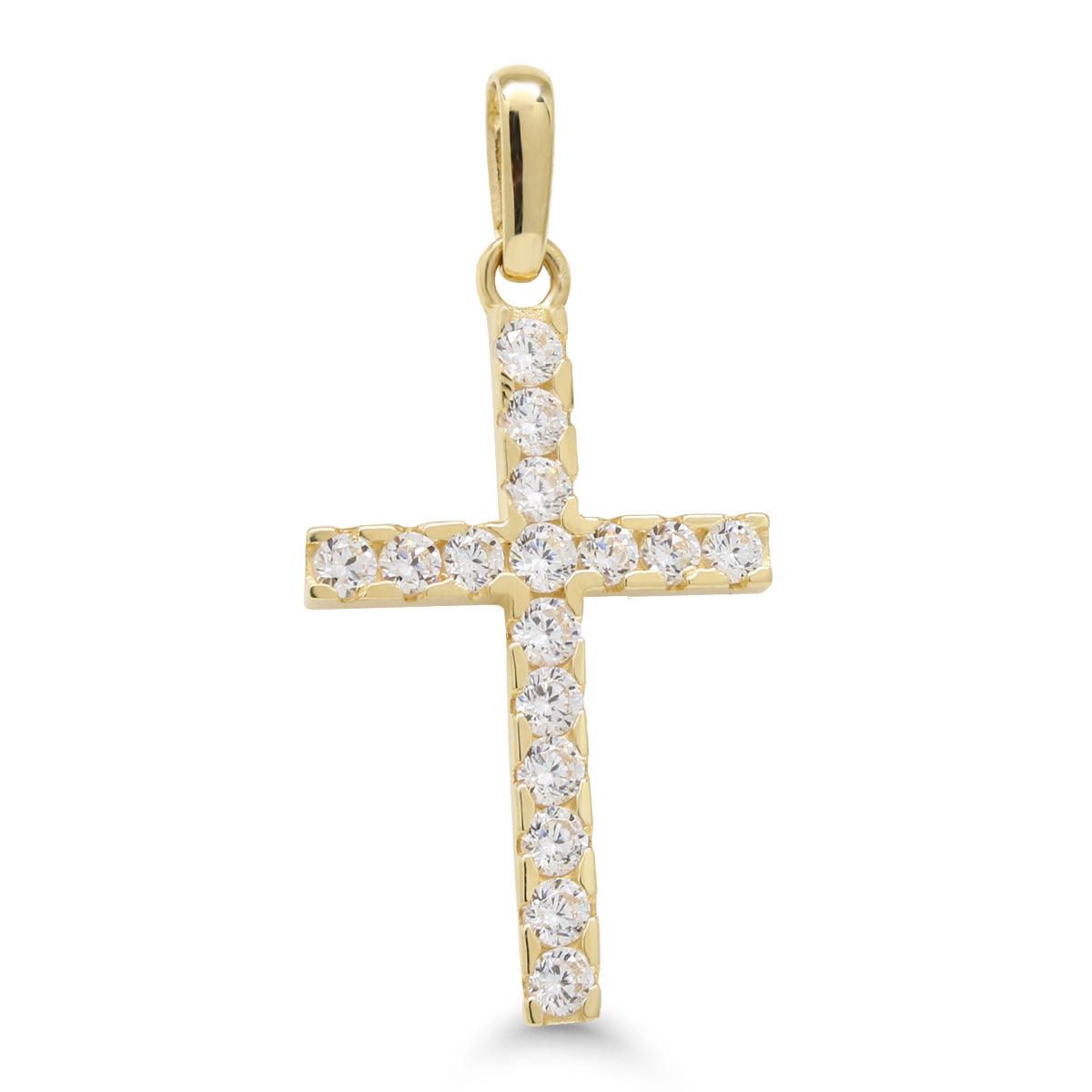 Suomen Korutuote kulta risti zirkoniat - Puustjärven Kello & Kulta