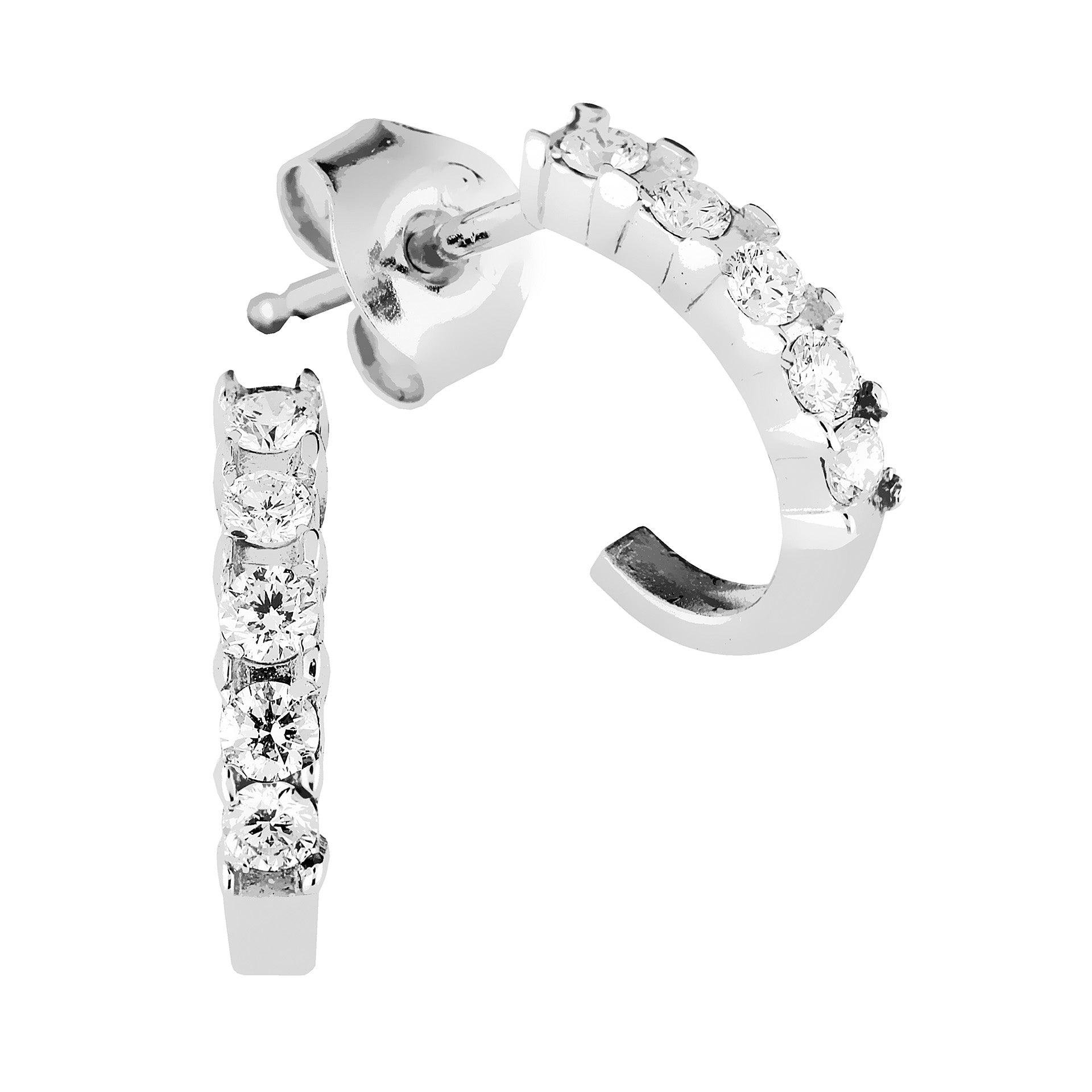 Sandberg Tähtisumu - timanttikorvakorut T-103w - Puustjärven Kello & Kulta