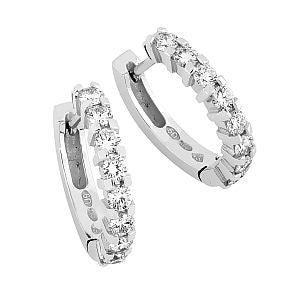 Tuulenvire 0,68ct korvakorut 18K Vk - Puustjärven Kello & Kulta