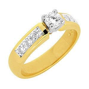 Sandberg V-238-7 Aamukaste II 0,42ct timanttisormus - Puustjärven Kello & Kulta