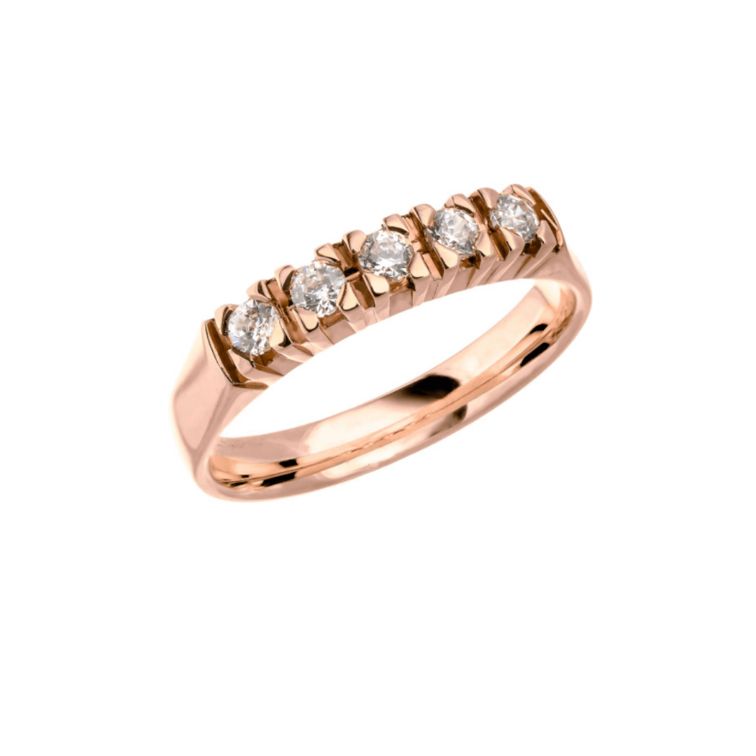 Schalins Rocky - punakultainen timanttisormus rocky-025-pk-150 - Puustjärven Kello & Kulta