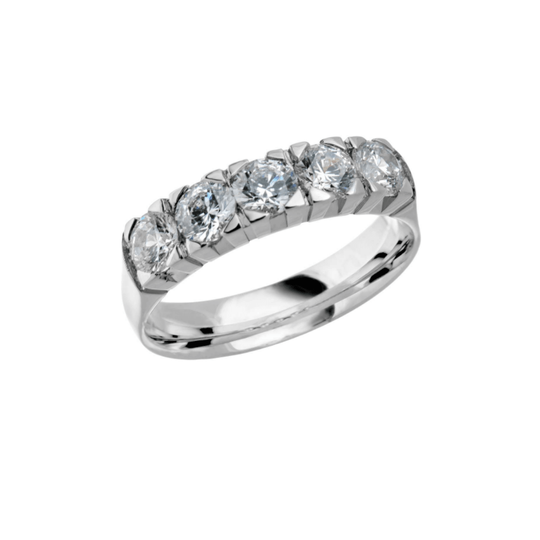 Schalins Rocky - valkokultainen timanttisormus rocky-100-vk-150 - Puustjärven Kello & Kulta