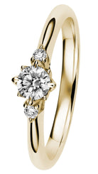 Rosa 0,21ct H/Si timanttisormus kulta - Puustjärven Kello & Kulta