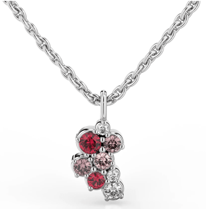 Nelly Pink tim.2x0,01ct H/Si+ värikivet - Puustjärven Kello & Kulta