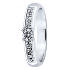 Festive Promise Pamela timanttisormus 14-421-025 valkokulta - Puustjärven Kello & Kulta