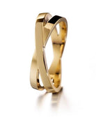 Lumoava Kaksin sormus 6mm 585 kulta - Puustjärven Kello & Kulta