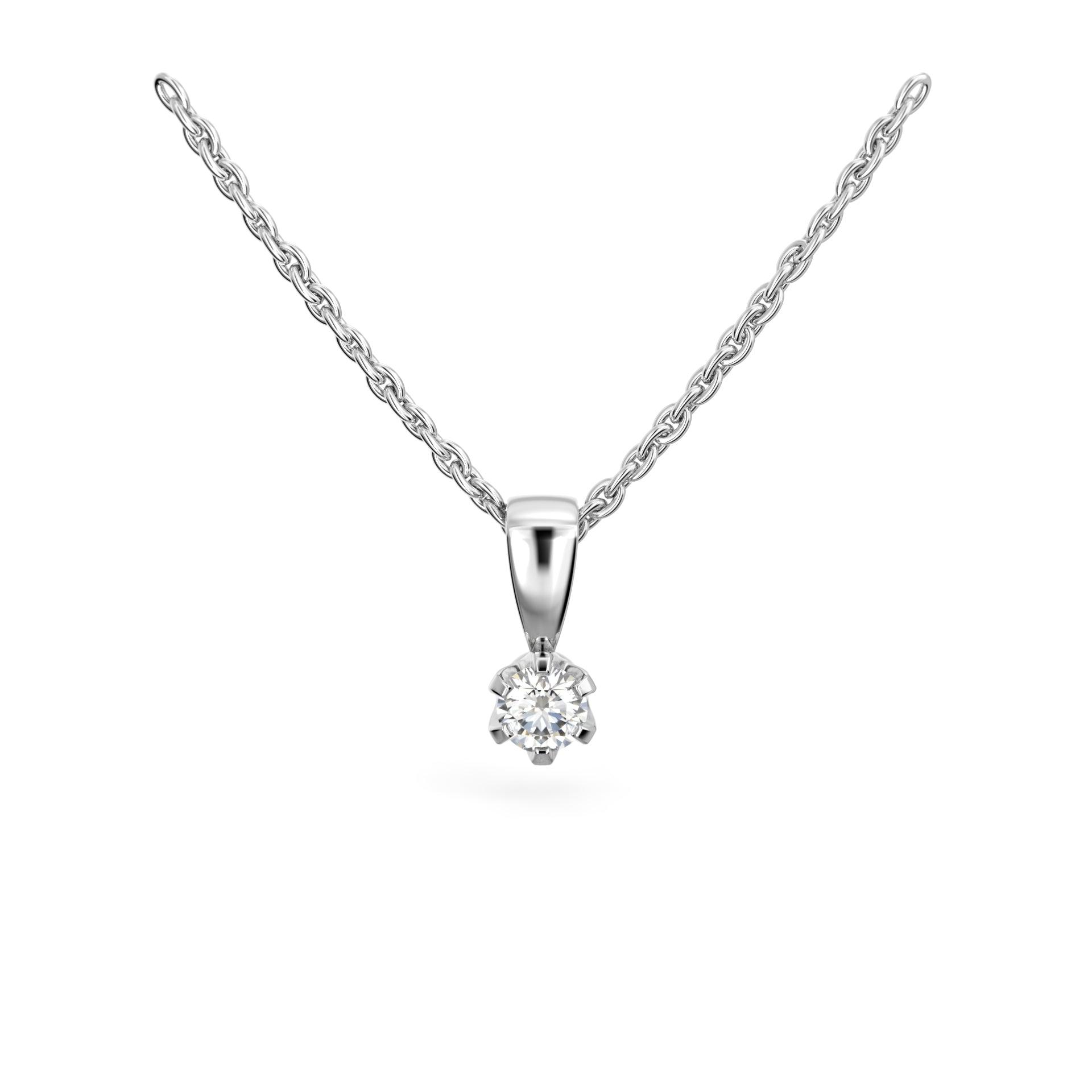 Classic 0,10ct H/Si riipus valkokulta - Puustjärven Kello & Kulta