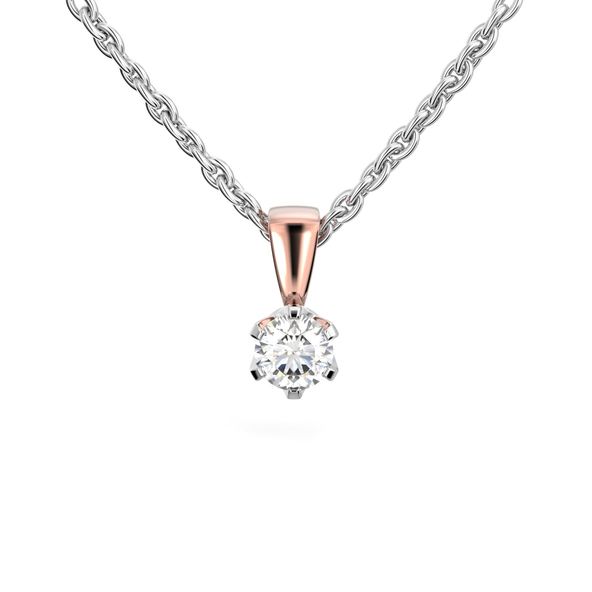 Classic 0,40ct H/Si riipus puna-valkok. - Puustjärven Kello & Kulta