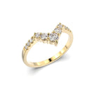 Juliette Side timanttisormus keltakultaa 14-676-021-KK - Puustjärven Kello & Kulta