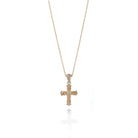 Lumoava Metsäkukkia risti 0,02ct H/Si 14K keltakulta - Puustjärven Kello & Kulta