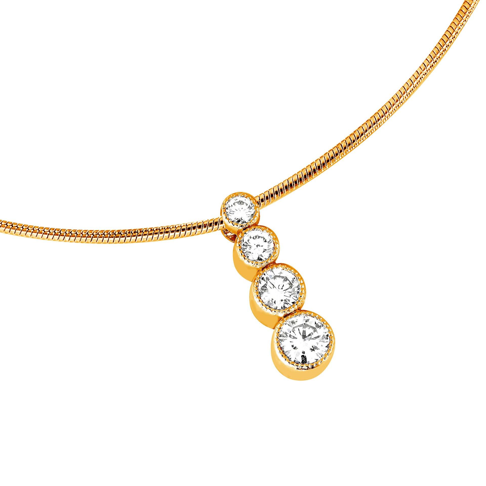 Sandberg Suvituuli - keltakultainen timanttiriipus M-412-K - Puustjärven Kello & Kulta