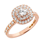 Sandberg Toivomuslähde I - punakultainen timanttisormus V-910r - Puustjärven Kello & Kulta