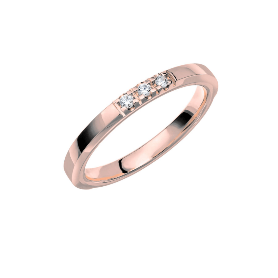 Schalins Store Collection 2 - punakultainen timanttisormus pk42-pk-150 - Puustjärven Kello & Kulta