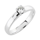 Sandberg V-236-W Aamukaste I 0,23ct timanttisormus valkokulta - Puustjärven Kello & Kulta