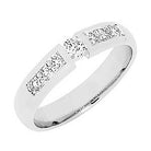 Sandberg V-86-7-W Timanttisormus Kallioranta 1 0,25ct W/Vs - Puustjärven Kello & Kulta